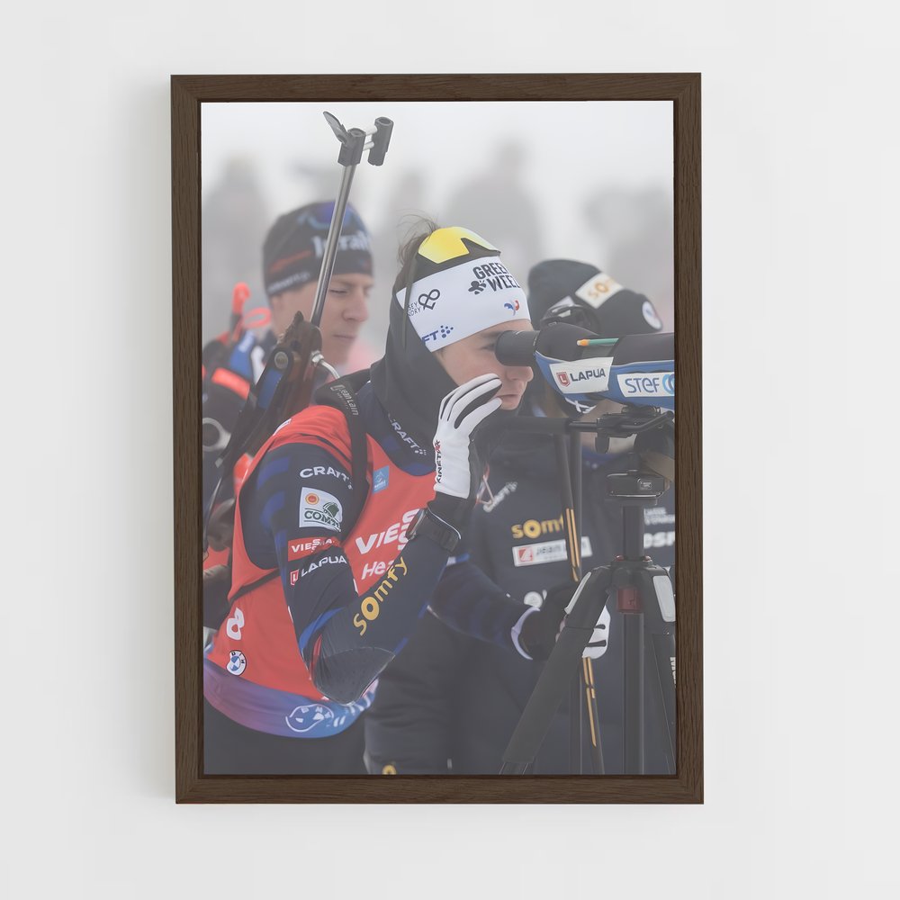 Poster Vitesse Éphémère – affiche Biathlon (vue 5)